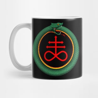 Ouroboros with cross Mug